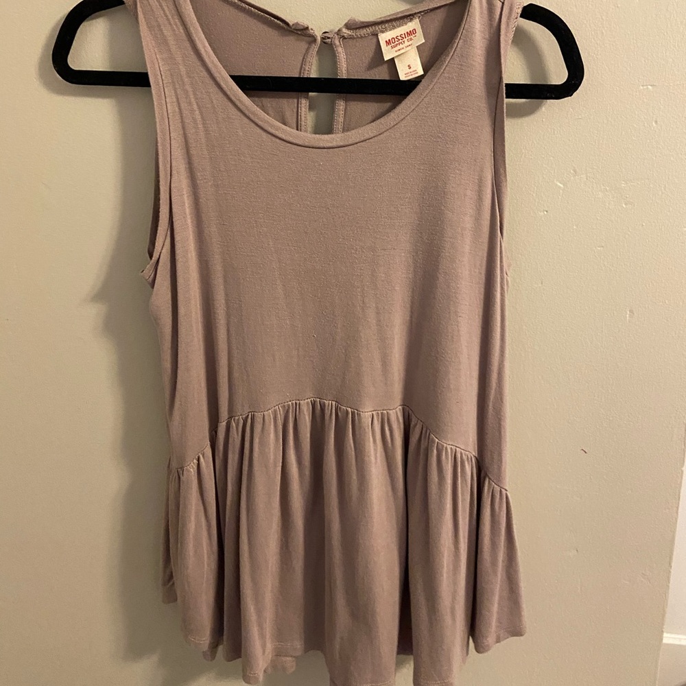 mossimo tan tank tunic